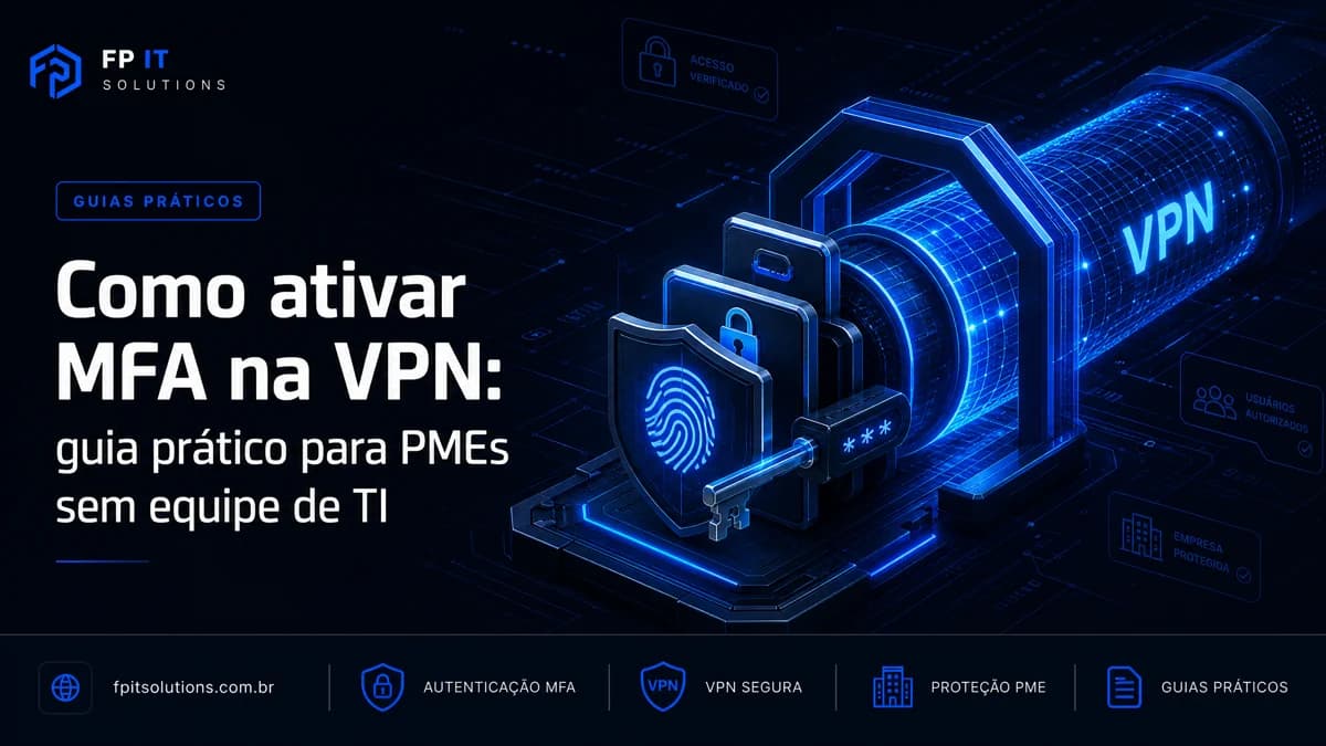 Como ativar MFA na VPN: guia prático para PMEs sem equipe de TI