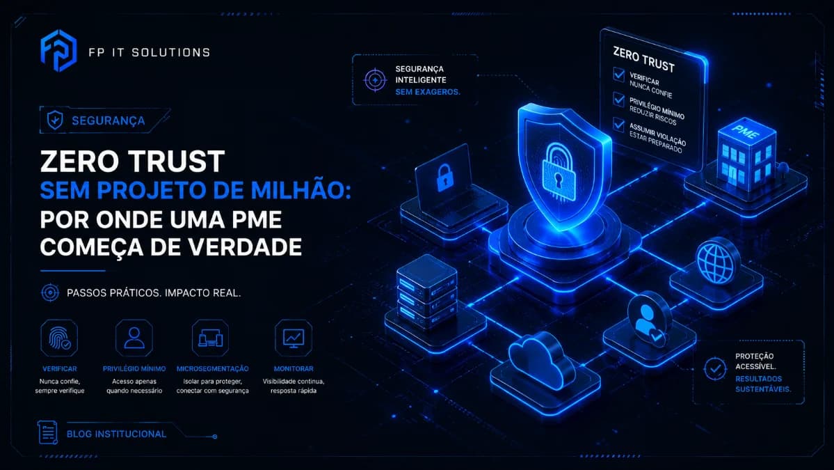 Zero Trust sem projeto de milhão: por onde uma PME começa de verdade