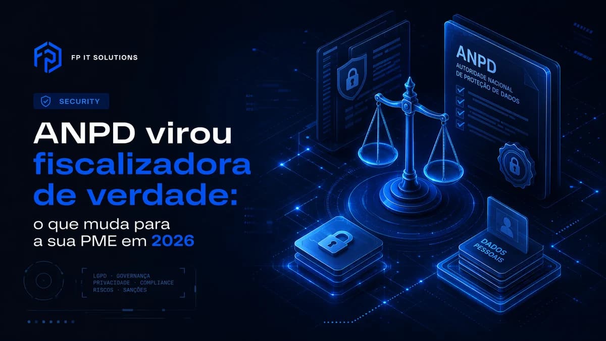 ANPD virou fiscalizadora de verdade: o que muda para a sua PME em 2026