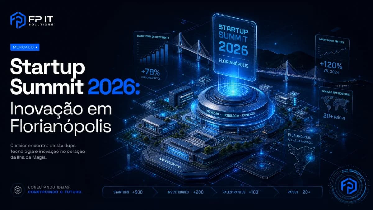Startup Summit 2026: Florianópolis recebe um dos maiores eventos de tecnologia da América Latina
