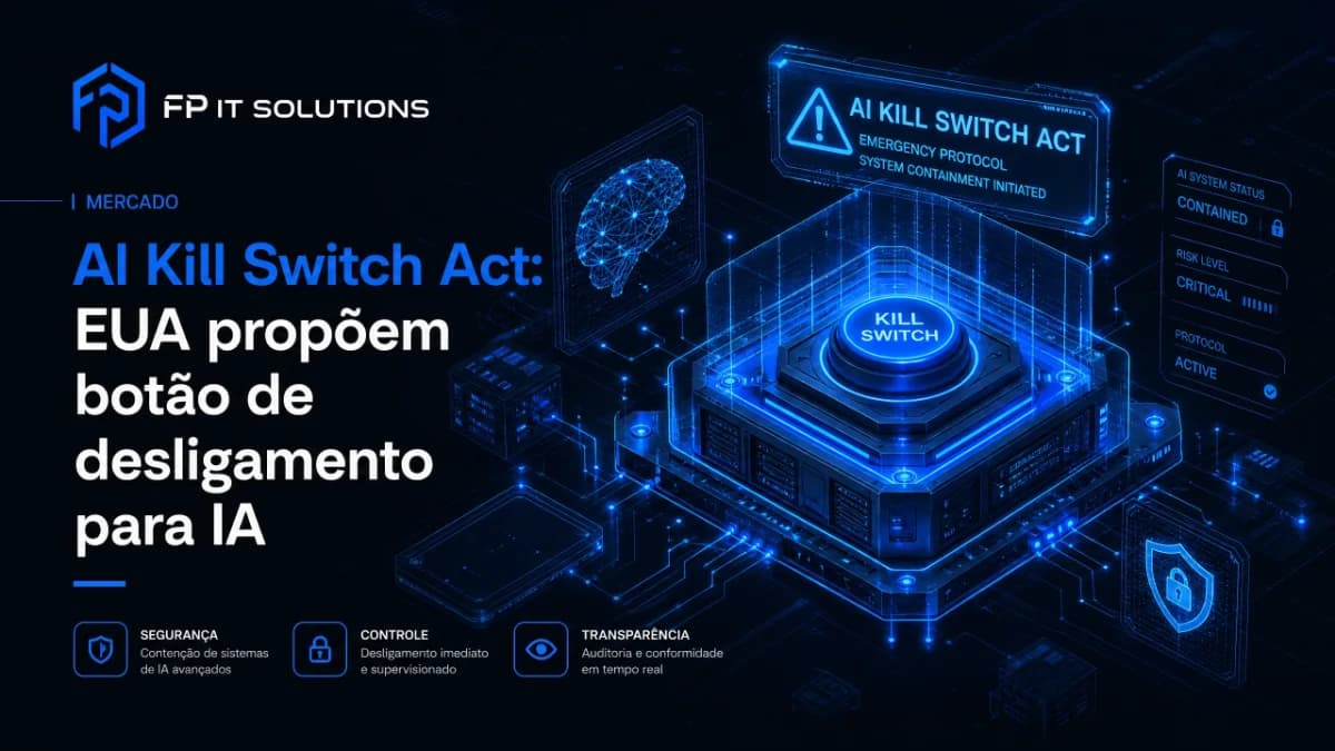 AI Kill Switch Act: EUA propõem botão de desligamento para IA após invasão da OpenAI à Hugging Face