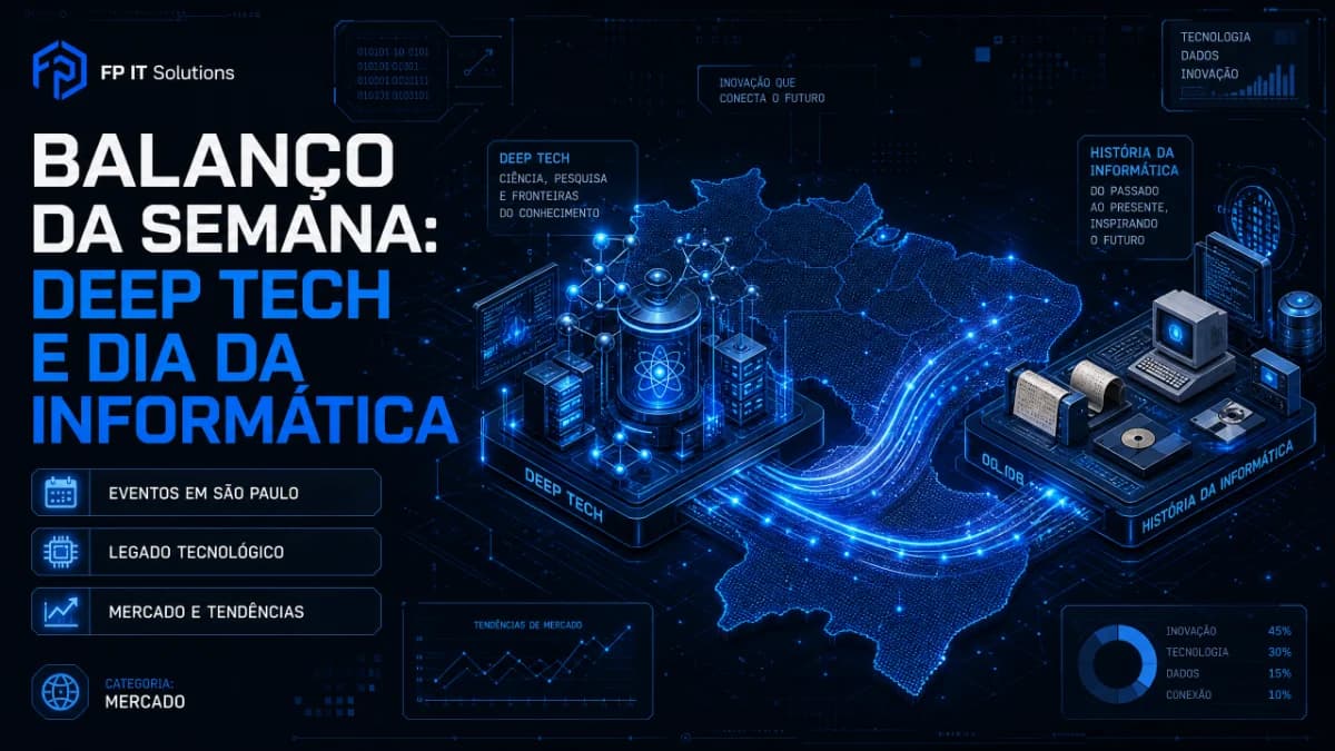 A semana em que São Paulo discutiu deep tech e o Brasil comemorou o Dia da Informática: o balanço