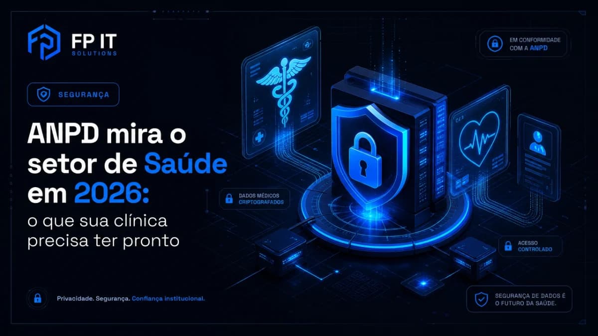ANPD mira o setor de Saúde em 2026: o que sua clínica precisa ter pronto