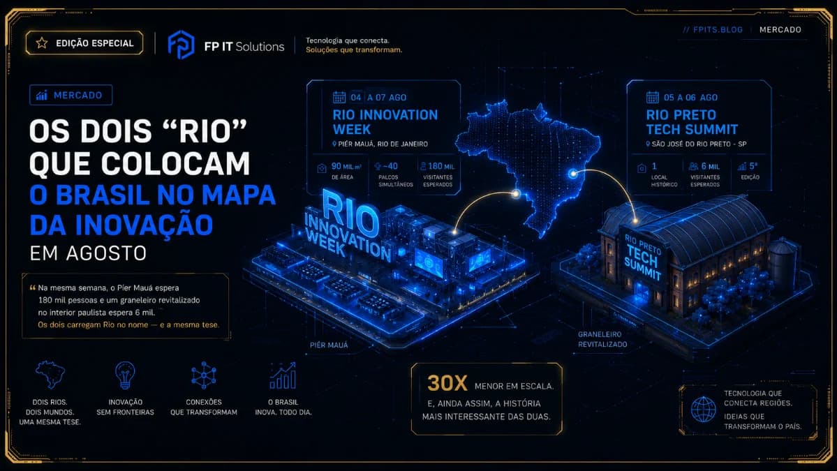 Os dois "Rio" que colocam o Brasil no mapa da inovação em agosto