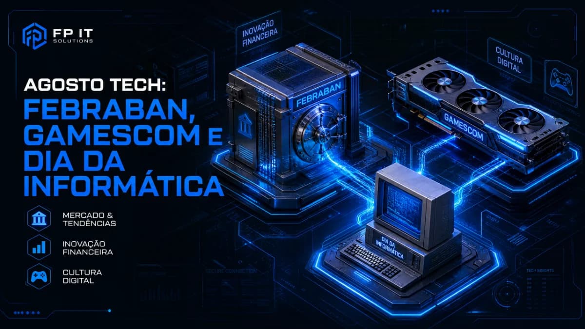Agosto continua: Febraban Tech, Gamescom e o Dia da Informática