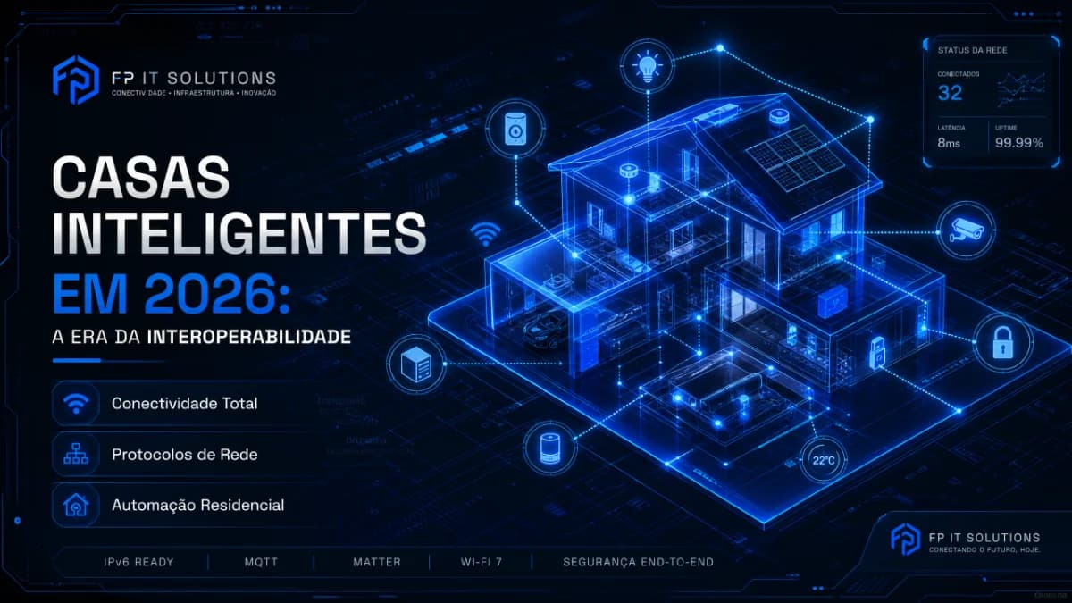 Casas inteligentes em 2026: por que os dispositivos finalmente conversam entre si