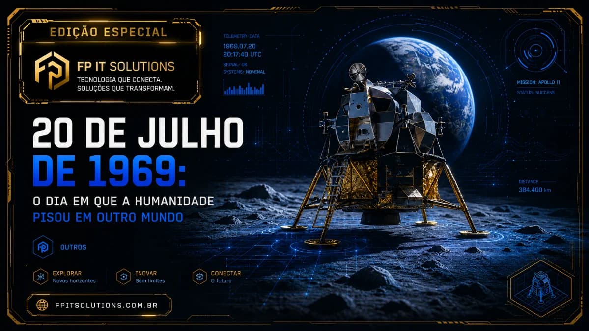 20 de julho de 1969: o dia em que a humanidade pisou em outro mundo