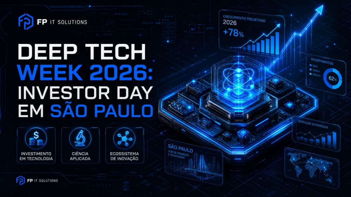 Deep Tech Week 2026 abre hoje em São Paulo com o Investor Day