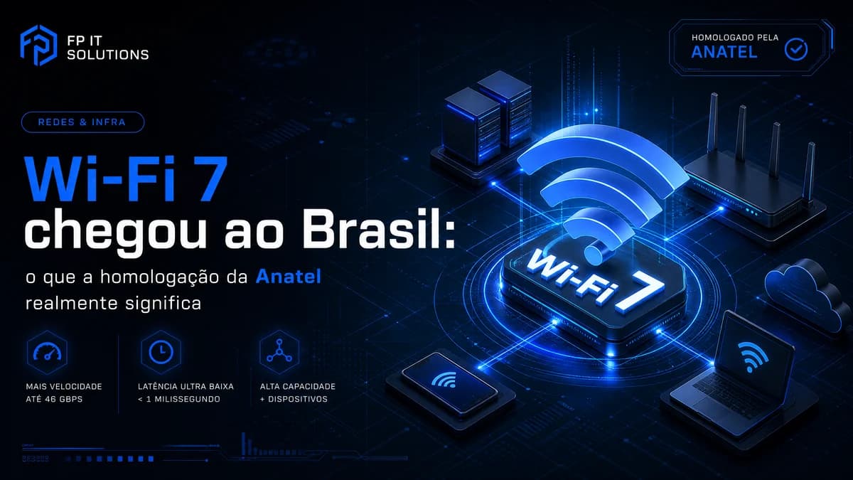 Wi-Fi 7 chegou ao Brasil: o que a homologação da Anatel realmente significa