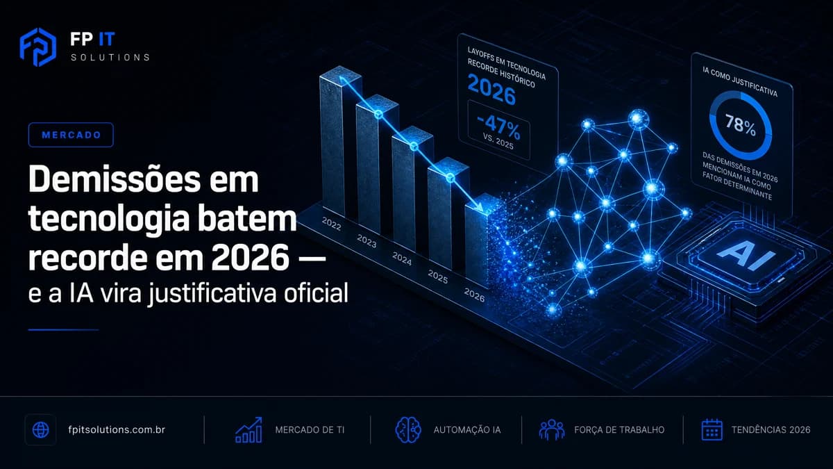 Demissões em tecnologia batem recorde em 2026: a IA vira justificativa oficial