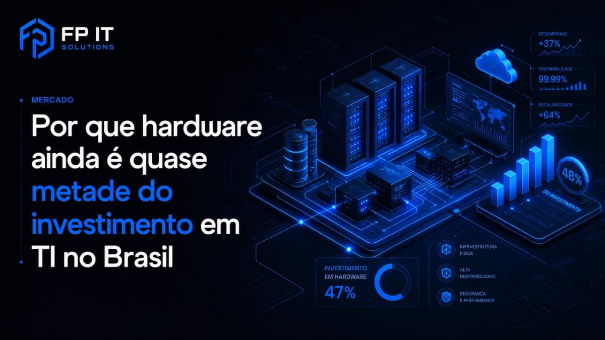 Por que hardware ainda é quase metade do investimento em TI no Brasil