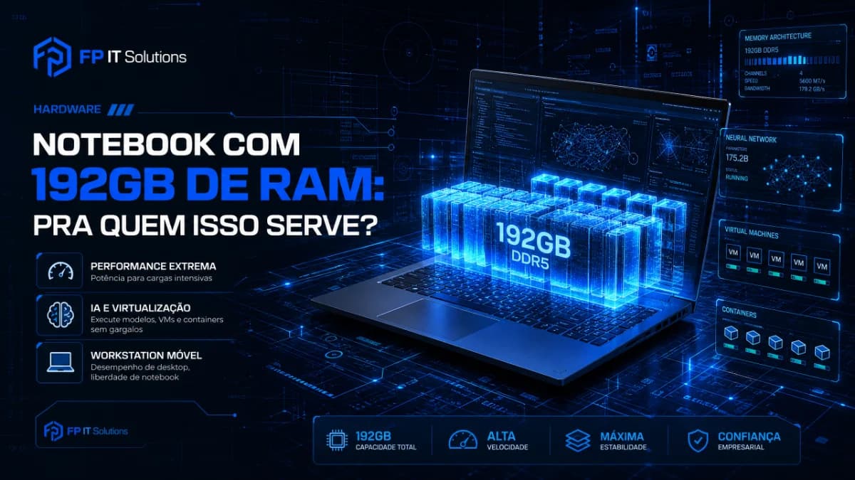 Notebook com 192 GB de memória: pra quem isso realmente serve