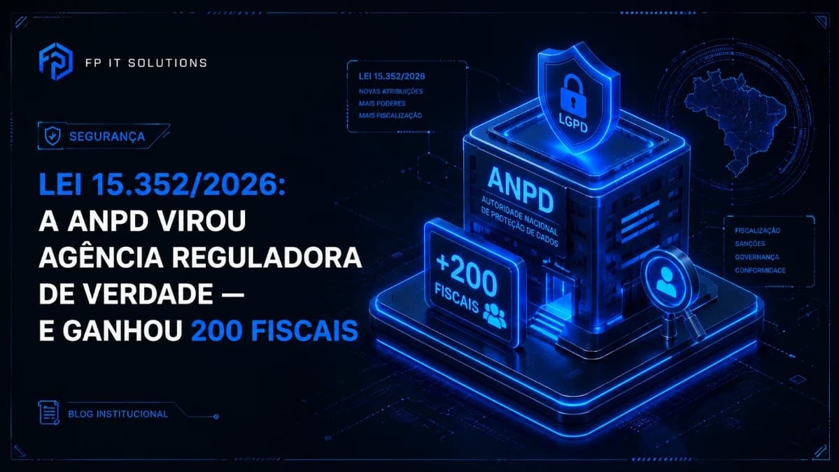 Lei 15.352/2026: a ANPD virou agência reguladora de verdade e ganhou 200 fiscais