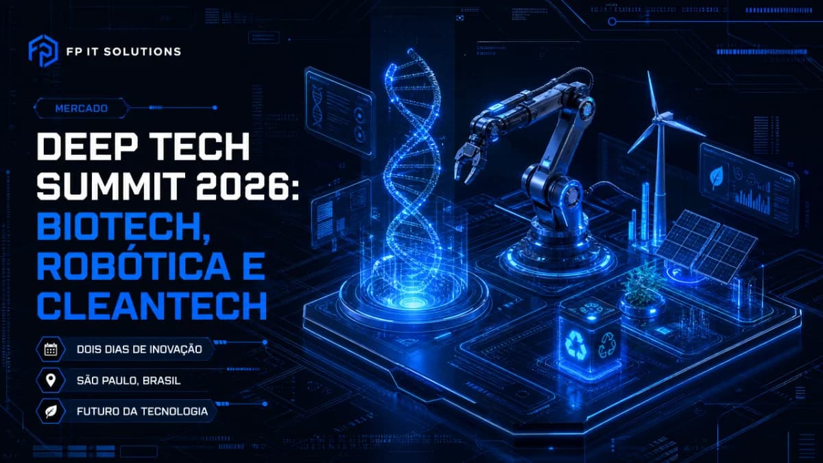 Deep Tech Summit 2026 começa hoje: dois dias de biotecnologia, robótica e cleantech em São Paulo