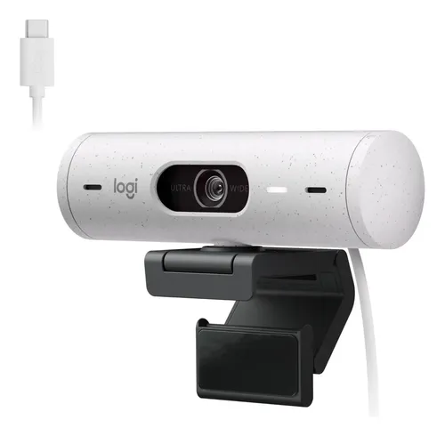 Webcam Full HD Logitech Brio 500 - Branco