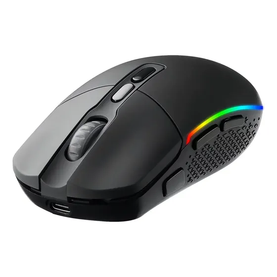 Mouse Gamer Redragon Invader Pro Sem Fio RGB 10000 DPI
