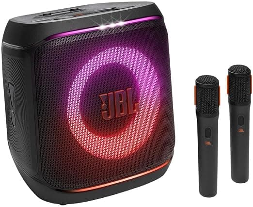 JBL PartyBox Encore Essential 2 Mic - Caixa de Som Bluetooth 100W