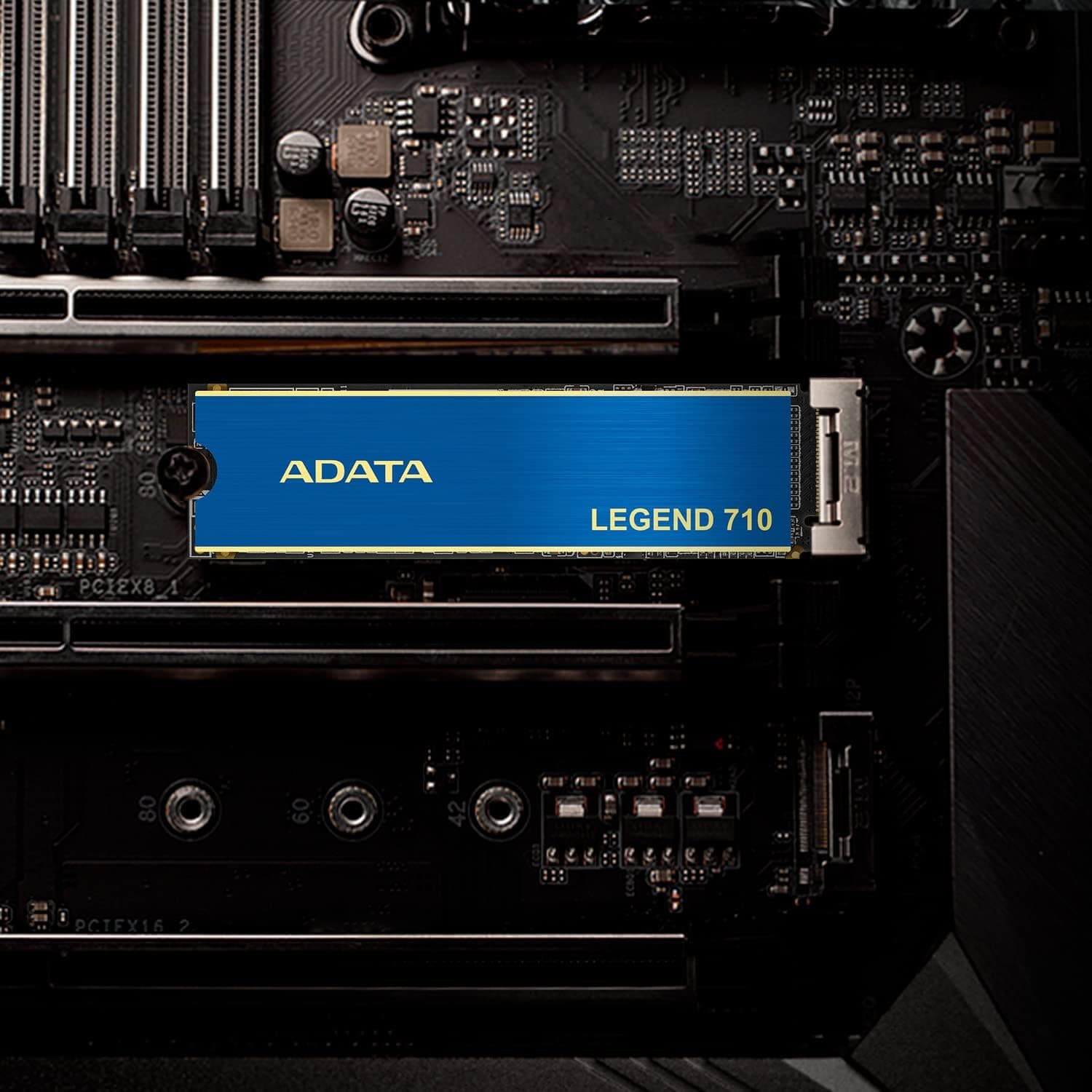 SSD Adata Legend 710 1TB NVMe M.2 2280 (Leitura até 2400MB/s e Gravação até 1800MB/s)