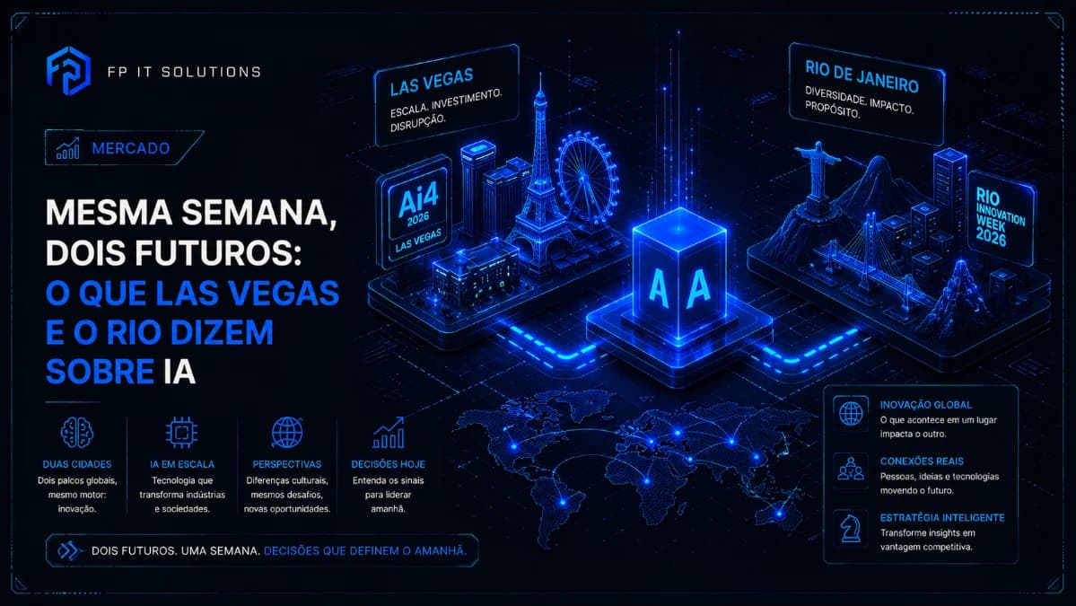 Mesma semana, dois futuros: o que Las Vegas e o Rio dizem sobre IA