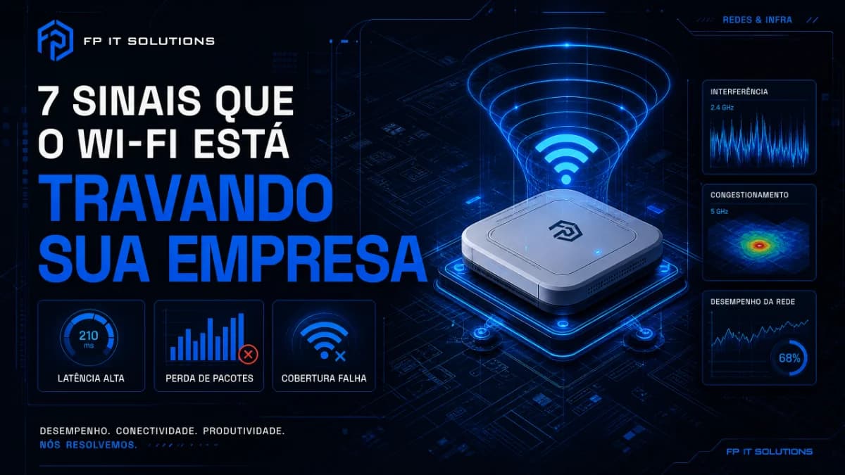 Sete sinais de que o Wi-Fi da empresa está travando o trabalho (e não é a operadora)