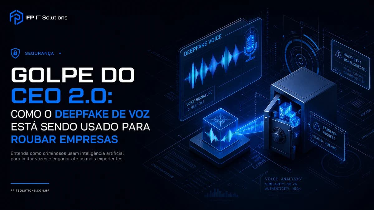 Golpe do CEO 2.0: como o deepfake de voz está sendo usado para roubar empresas