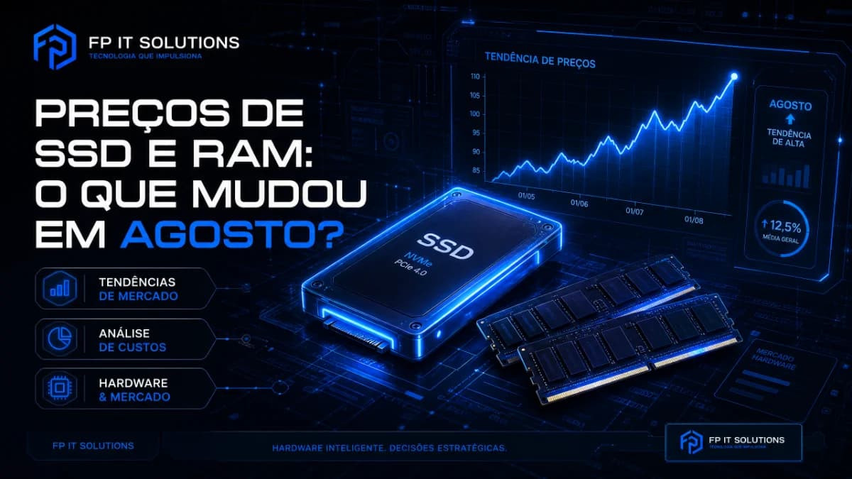 Um mês depois, os preços de SSD e RAM continuam subindo? O que mudou em agosto