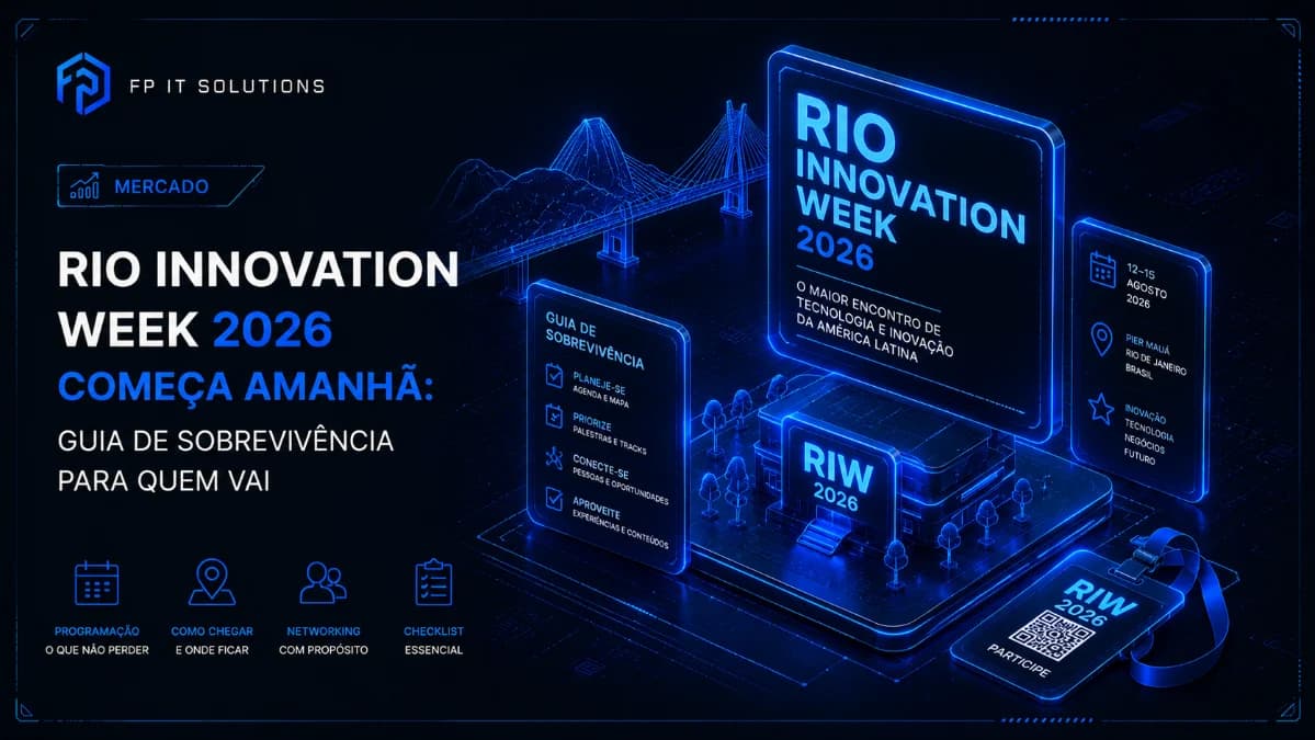 Rio Innovation Week 2026 começa amanhã: guia de sobrevivência para quem vai