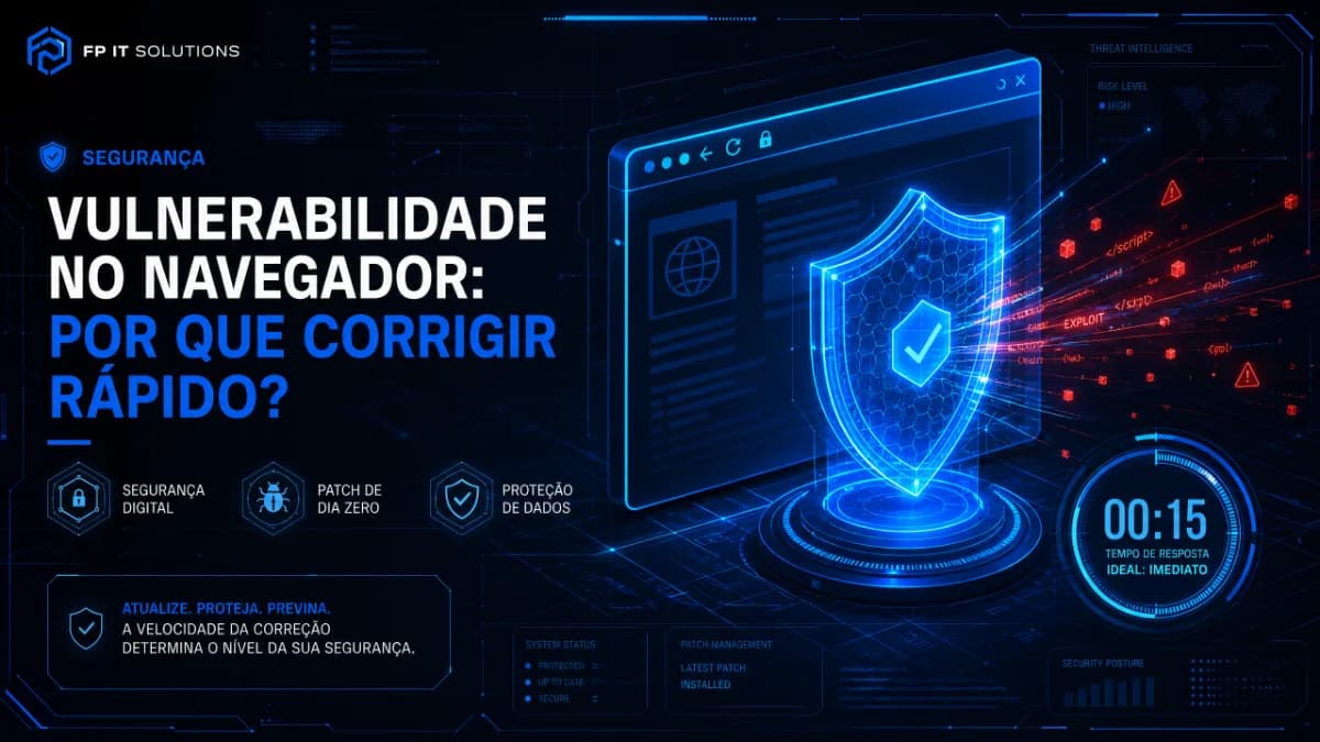 Por que corrigir vulnerabilidade de navegador rápido importa mais do que nunca