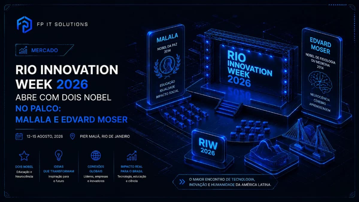 Rio Innovation Week 2026 abre com dois Nobel no palco: Malala e Edvard Moser