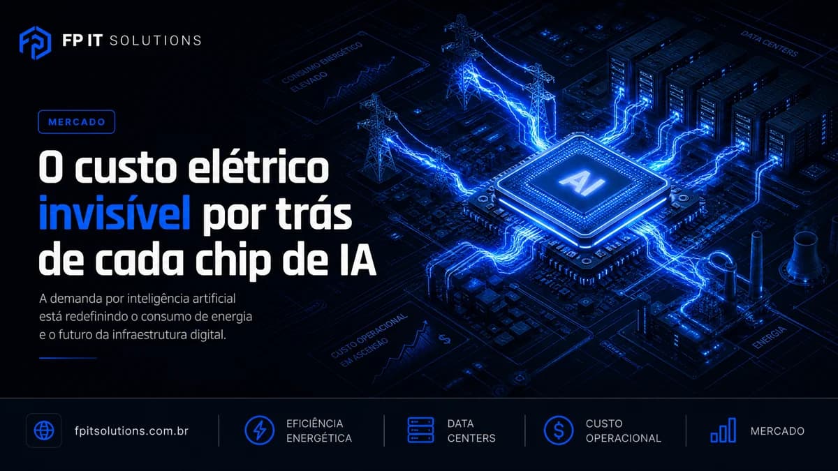 O custo elétrico invisível por trás de cada chip de IA