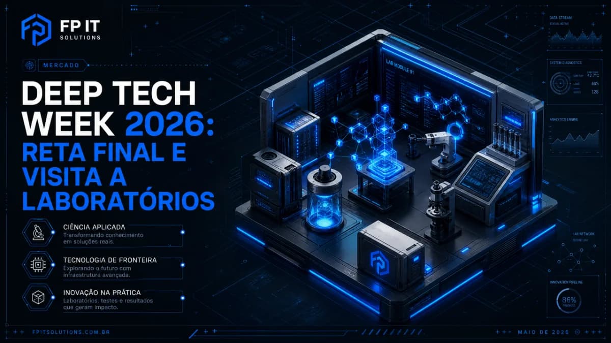 Deep Tech Week 2026 entra na reta final: hoje e amanhã são de visita a laboratório