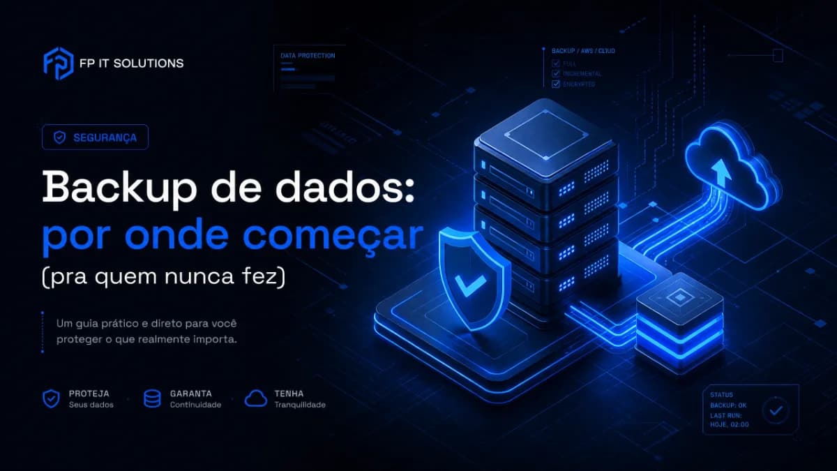 Backup de dados: por onde começar (pra quem nunca fez)