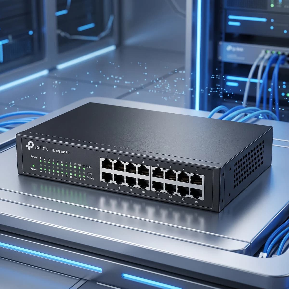 Switch TP-Link TL-SG1016D 16 Portas Gigabit