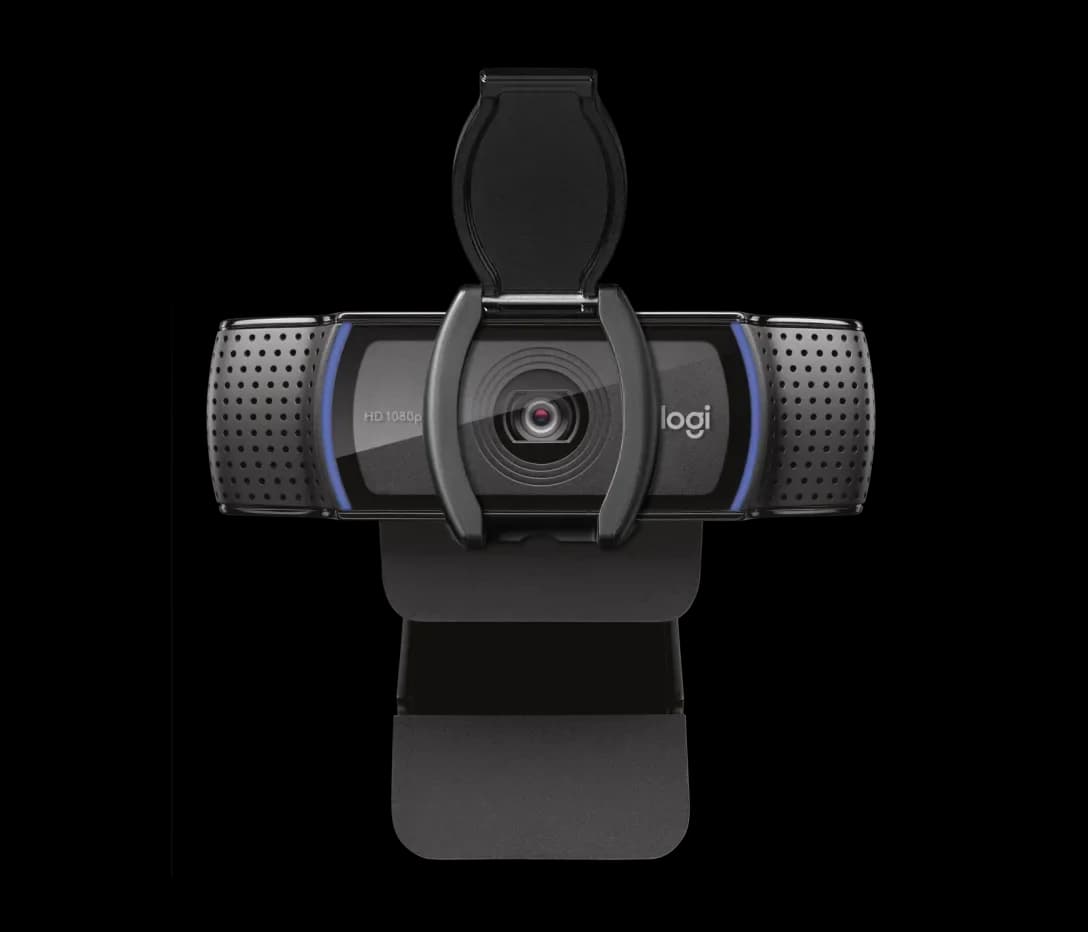 Webcam C920s Pro Full HD com Microfone Embutido Logitech Cor Preto