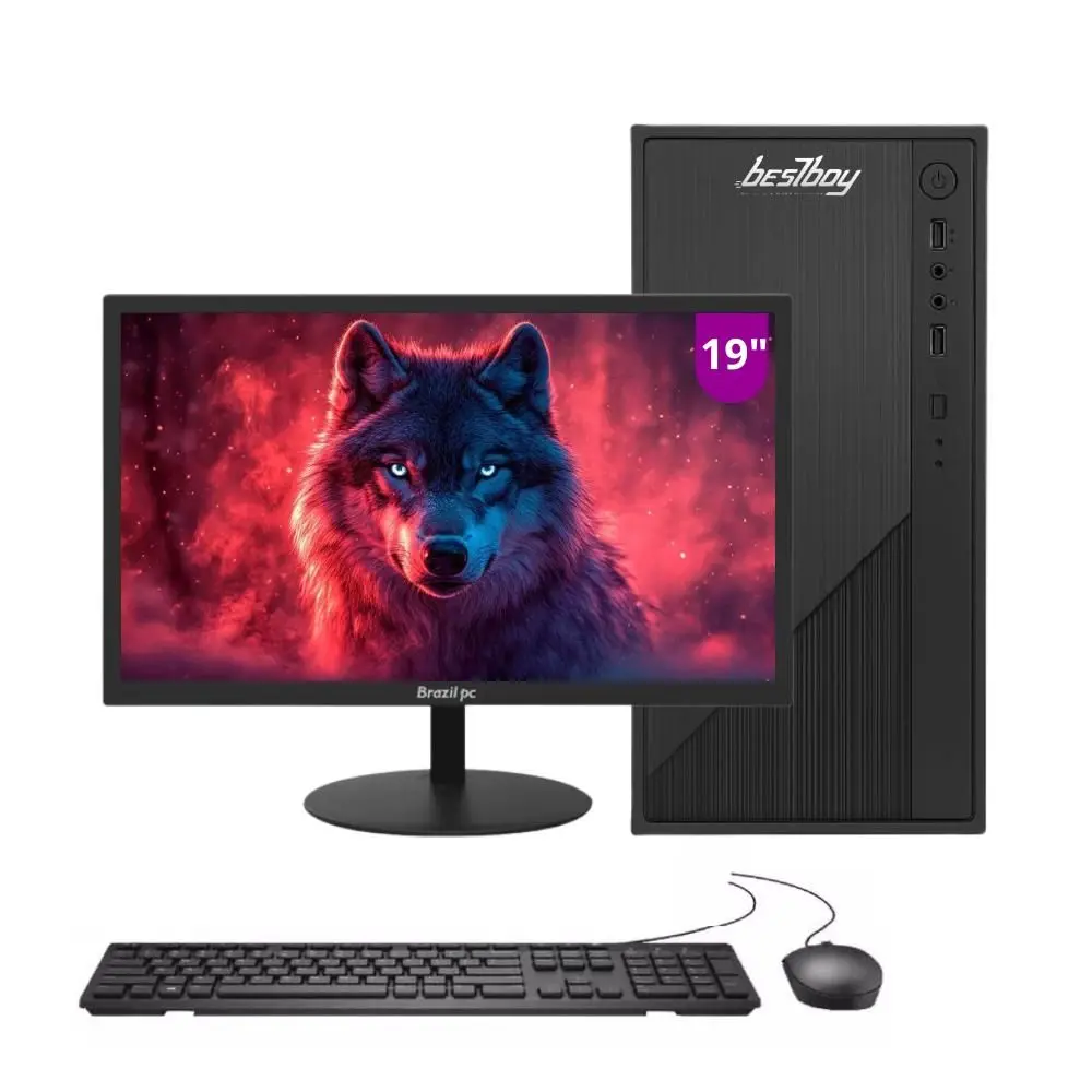 Computador Completo Intel i7 16GB RAM SSD 512GB com Monitor 19"