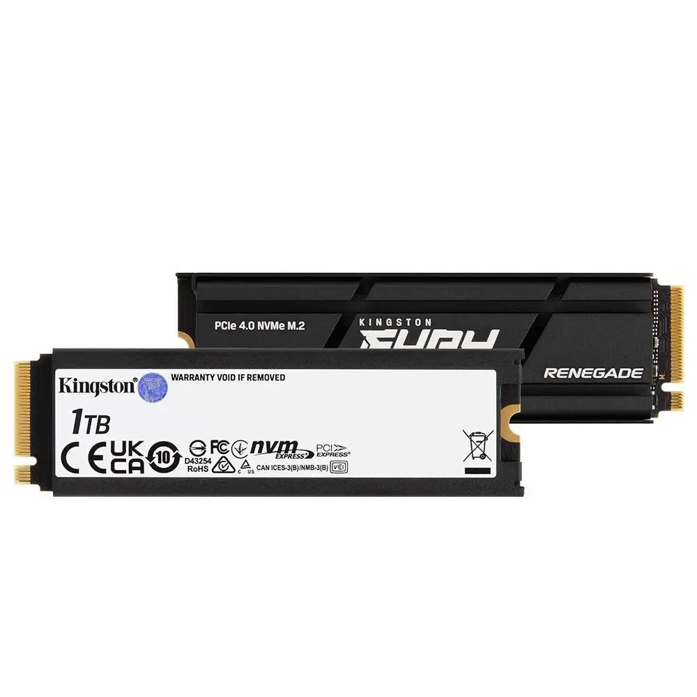 SSD Kingston Fury Renegade 1TB NVMe com Dissipador