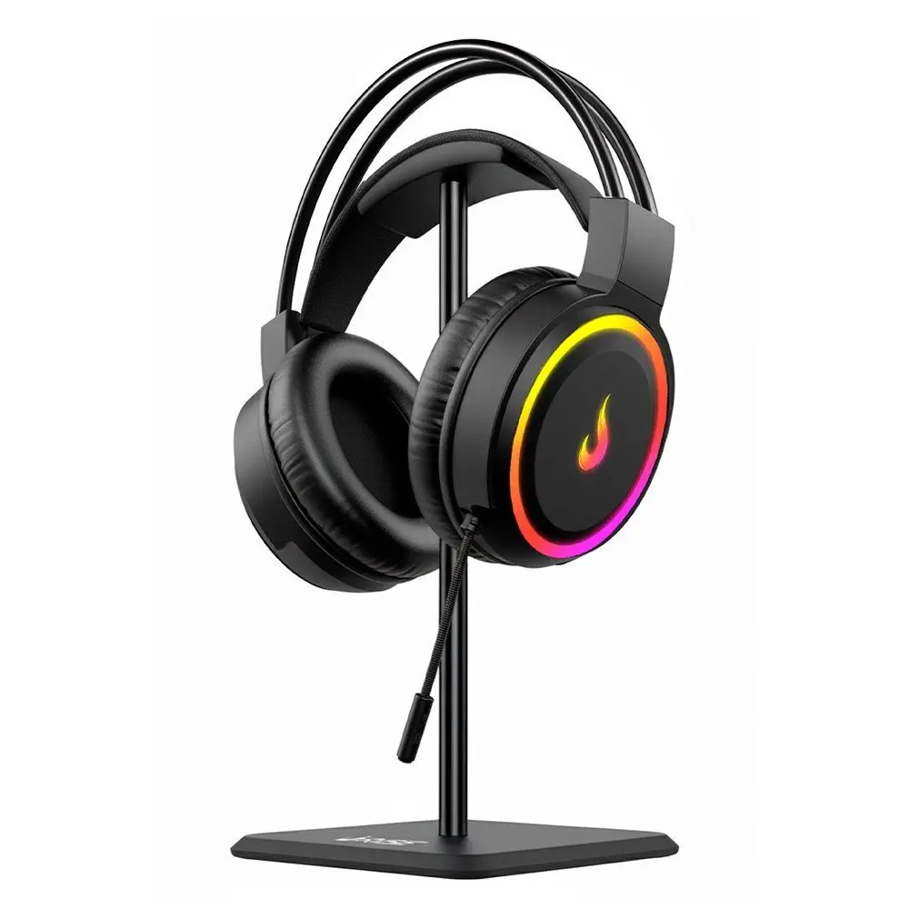 Suporte Headset Gamer Rise Mode Aluminum Titan, Preto
