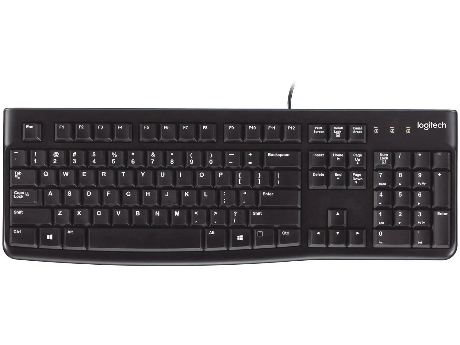 Teclado com Fio USB Logitech K120 ABNT2