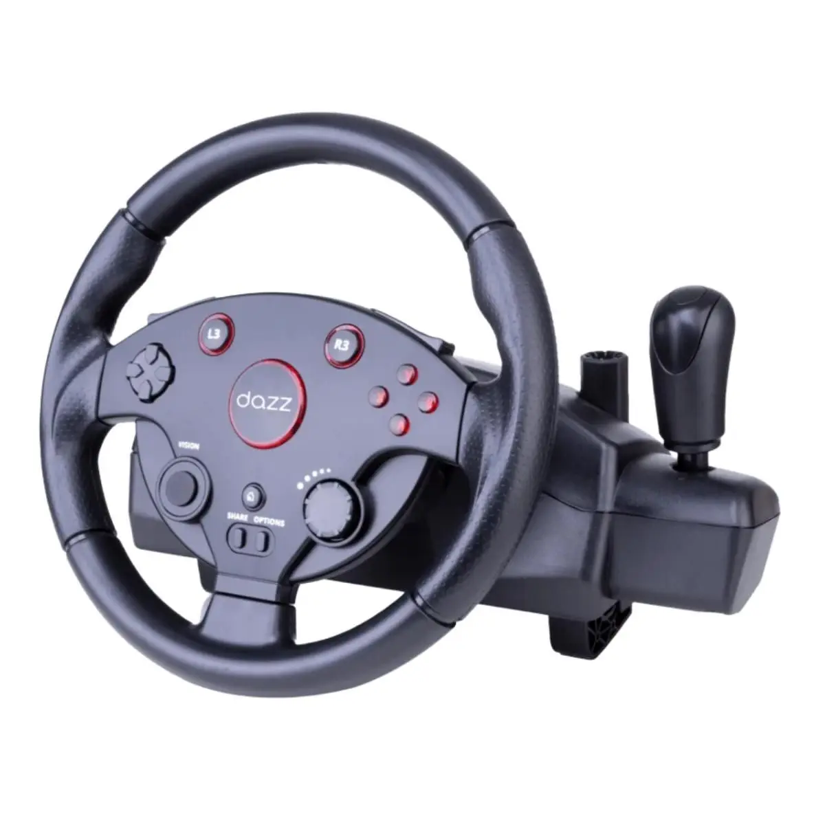 Volante Force Driving Dazz, Compatível com PC PS5 e Xbox, com Pedais