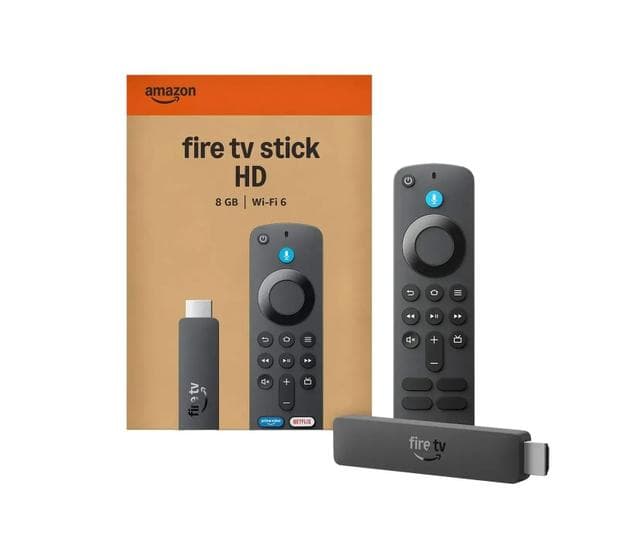 Fire TV Stick HD Amazon 8GB Wifi 6 com Alexa