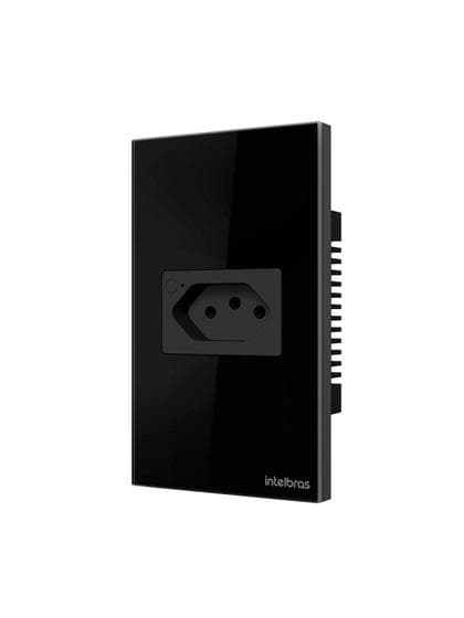 Tomada Izy Inteligente 10A Wi-Fi ETS 1001 Preto 4850063 - INTELBRAS