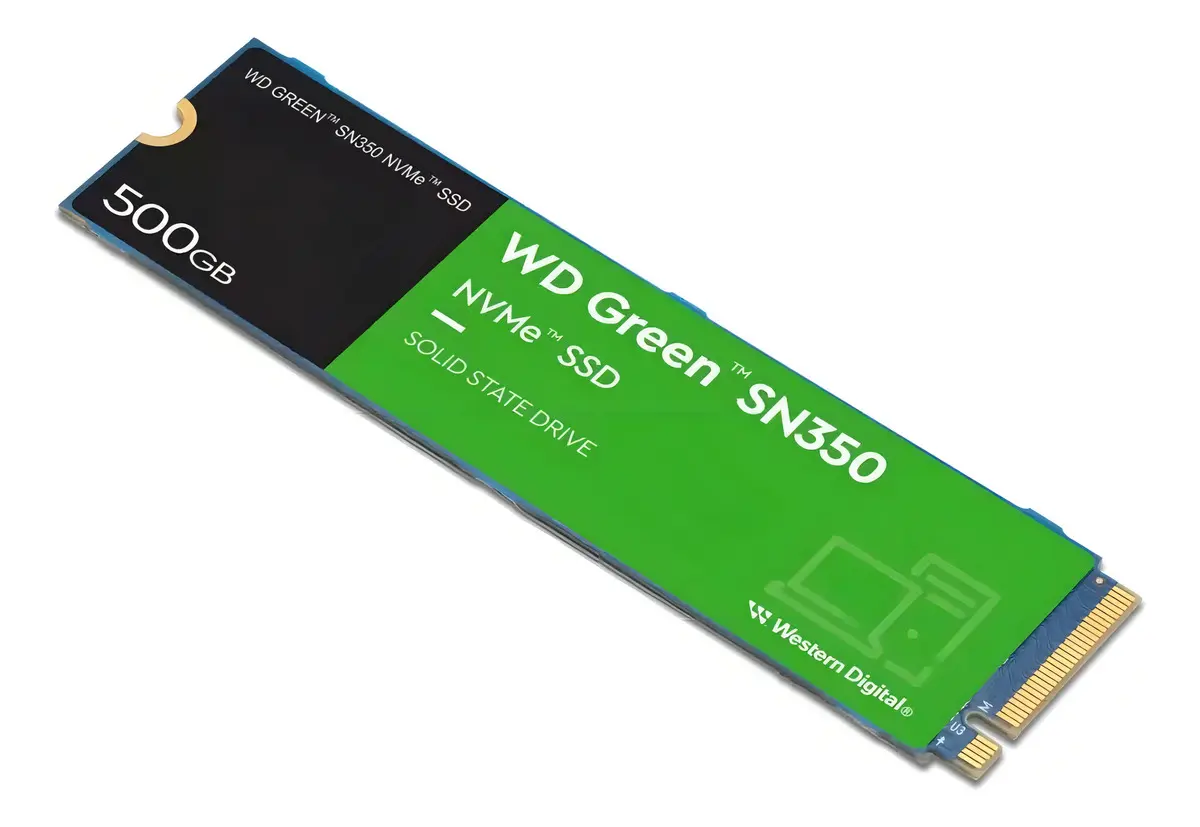 Ssd M.2 500gb Wd Green Sn350 2280 Nvme Pcie Gen 3.0 Wds500g2g0c
