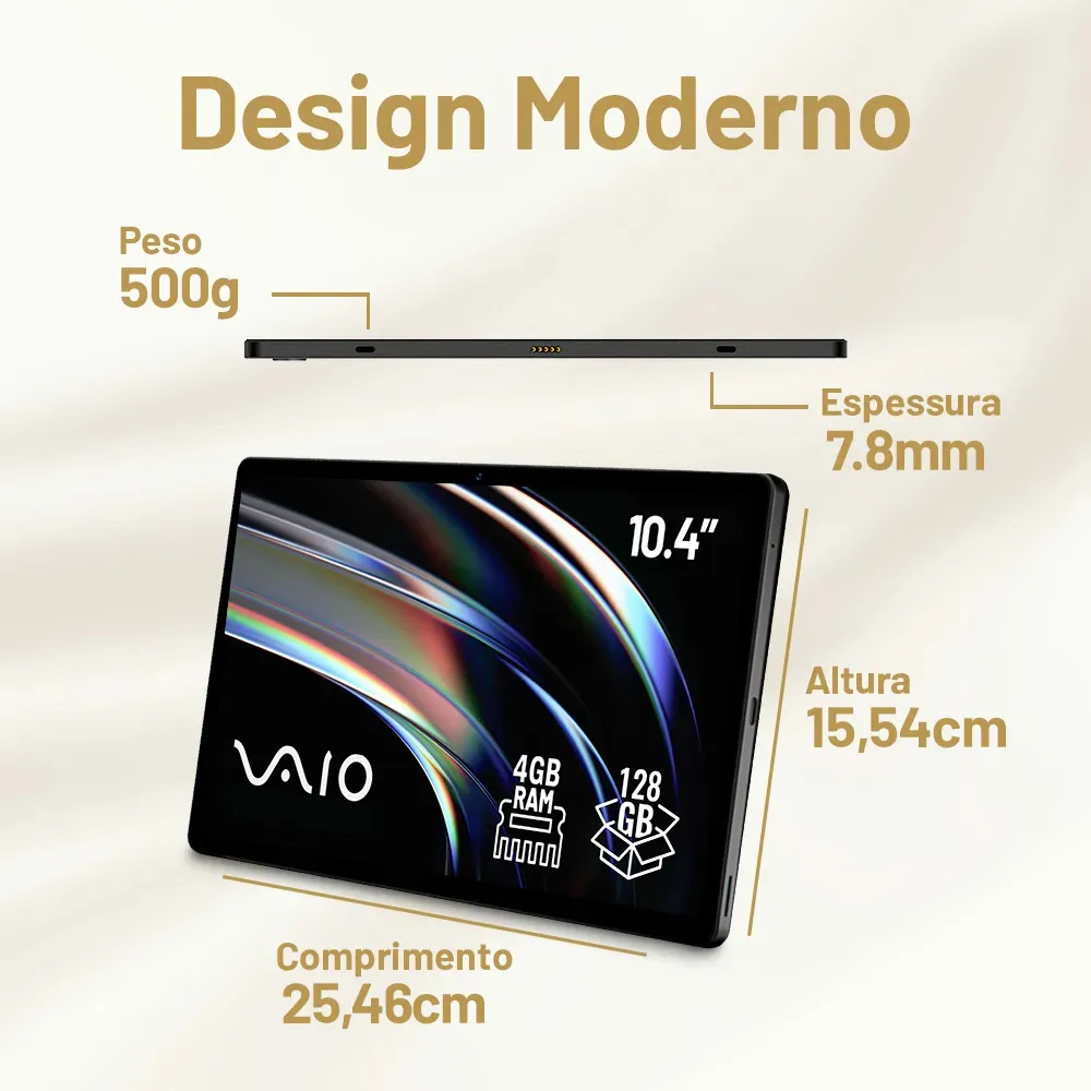 Tablet VAIO TL10 4GB RAM 128GB com Teclado Magnético