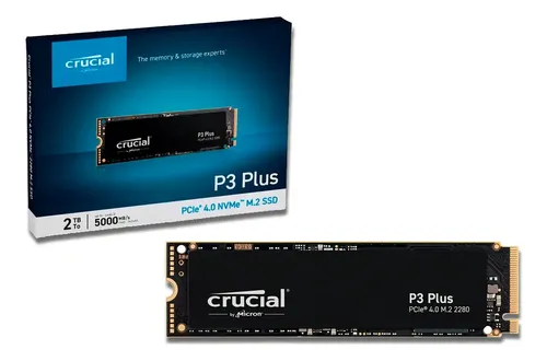 SSD Crucial P3 Plus 1TB M.2 2280 PCIe Gen4 NVMe