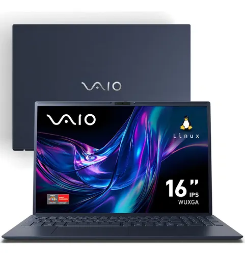 Notebook Vaio FE16 AMD Ryzen 7-5825U 16GB RAM 512GB SSD Tela 16" IPS WUXGA