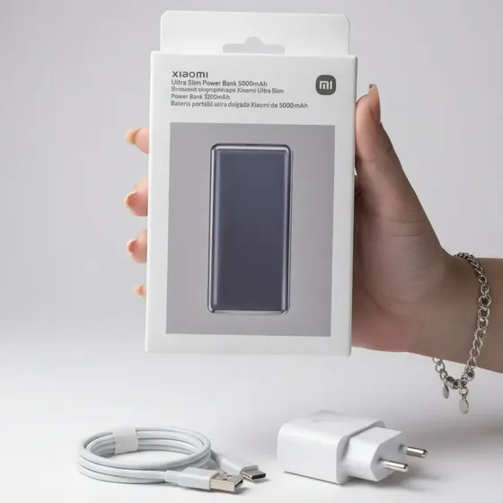 Power Bank Xiaomi Ultra Slim 5000mAh Portátil
