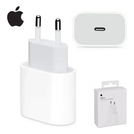 Carregador Apple 20W USB-C Original Turbo