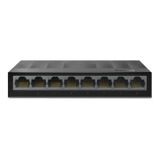 Switch Gigabit TP-Link 8 Portas LS1008G — Não Gerenciável, Plug and Play