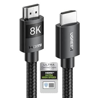 Cabo HDMI 2.1 UGREEN 8K 2m Nylon Trançado