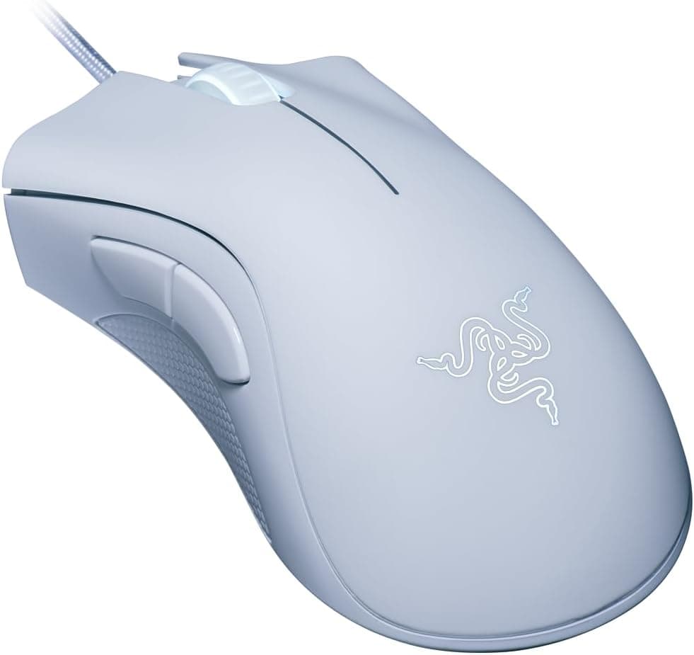 Mouse Razer DeathAdder Essential White Edition, Sensor Óptico 6.400 DPI